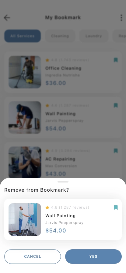 Home Service Mobile App UI Kit - Screenshot 10