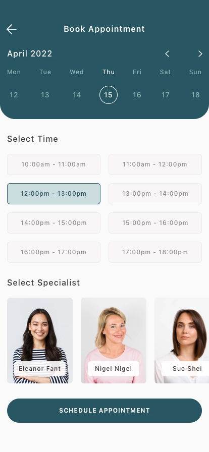 Beauty & Spa Salon Mobile App UI Kit - Screenshot 5