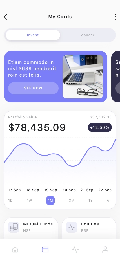 AI Fintech Dashboard Mobile App UI Kit - Screenshot 2