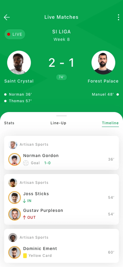 Football & Sports News Mobile App UI Kit - Screenshot 3