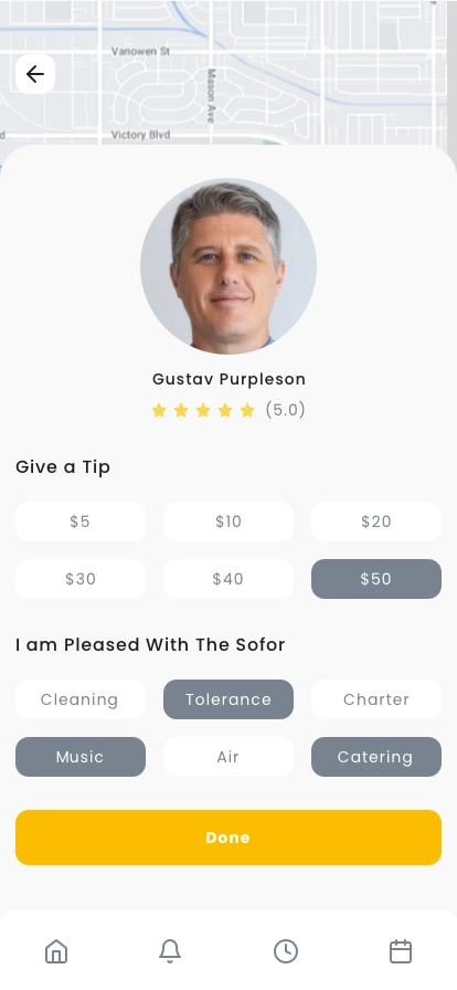 Taxi App UI Kit - Screenshot 5