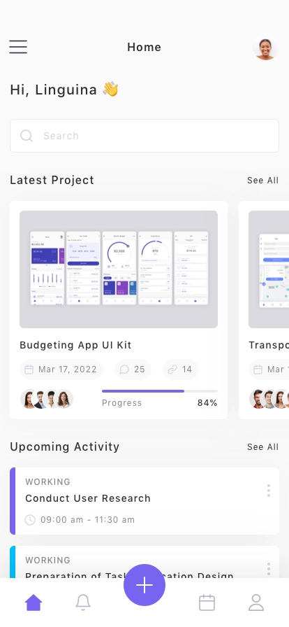 ToDo & Task Manager App UI Kit - Screenshot 1
