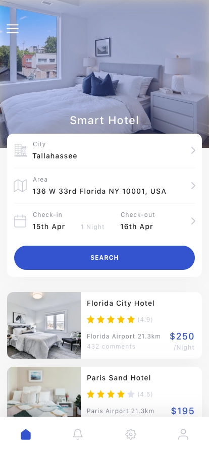 Travel Booking App UI Kit - Screenshot 1