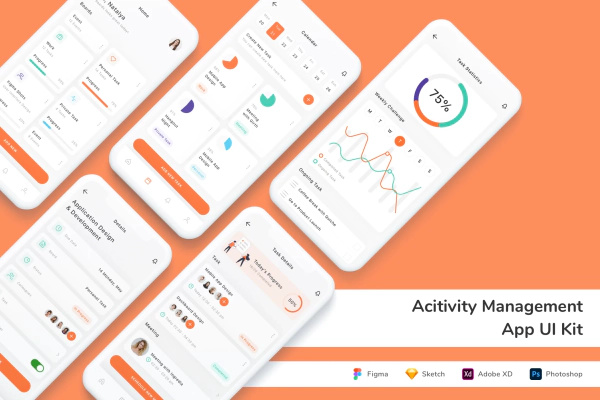 Acitivity Management App UI Kit