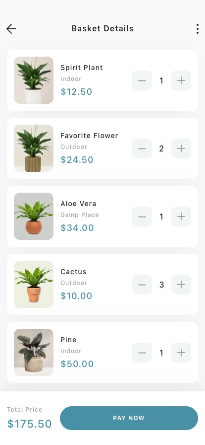 Plant Shop Mobile App UI Kit - Screenshot 5