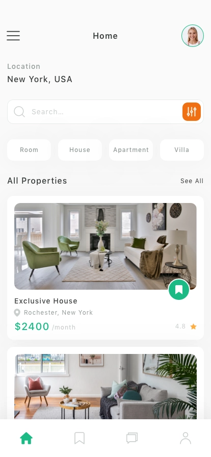 Real Estate Mobile App UI Kit - Screenshot 1