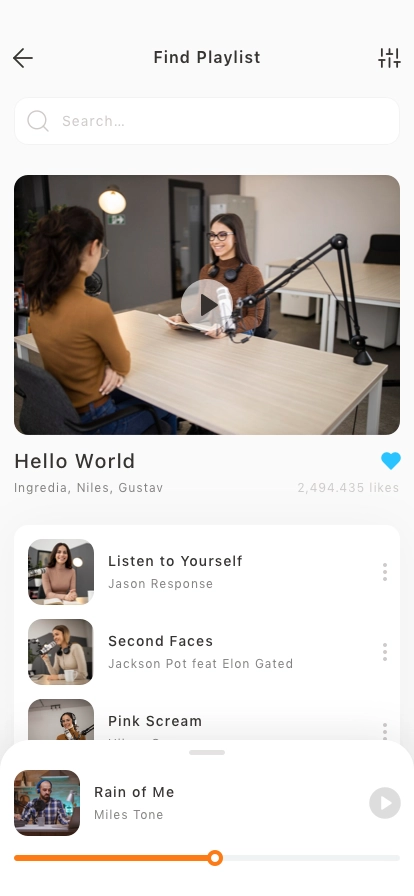 Music & Podcast Mobile App UI Kit - Screenshot 3