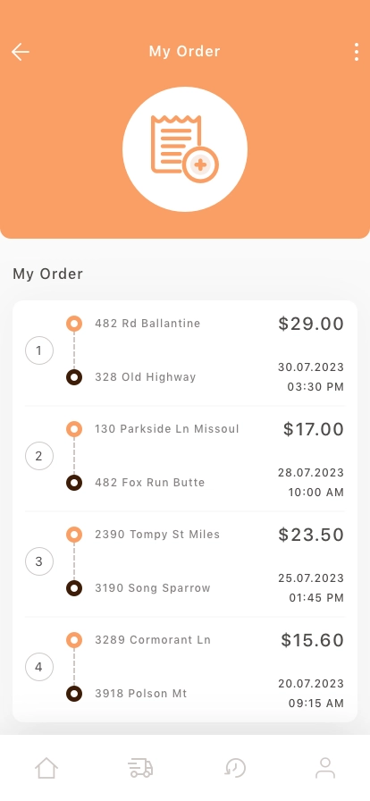 Shipping Mobile App UI Kit - Screenshot 5