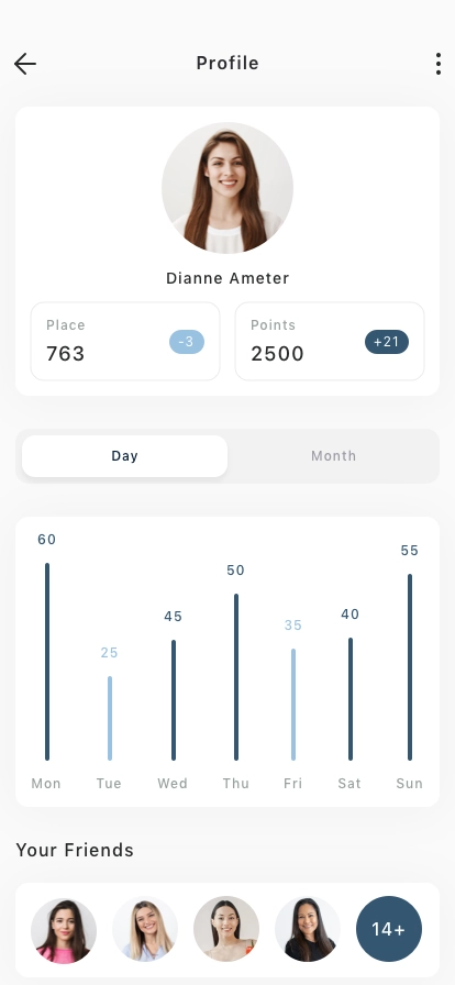 Fitness Tracking Mobile App UI Kit - Screenshot 3
