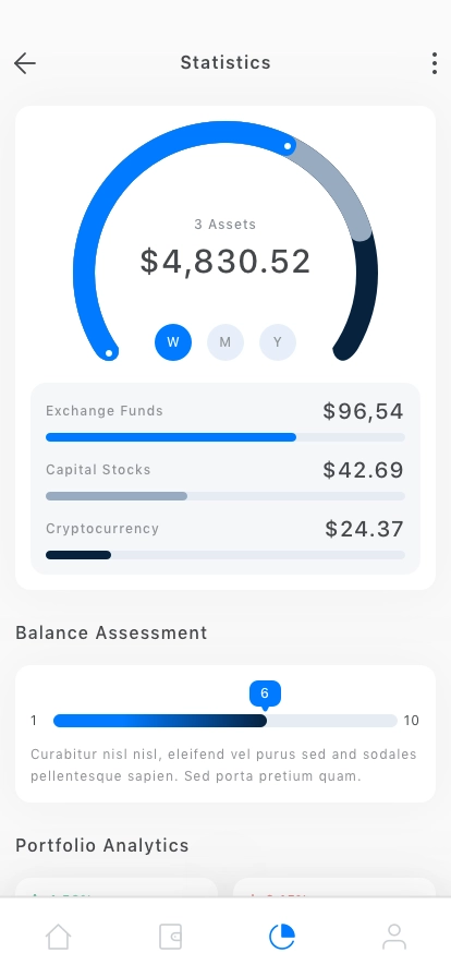 Banking & Finance Mobile App UI Kit - Screenshot 4