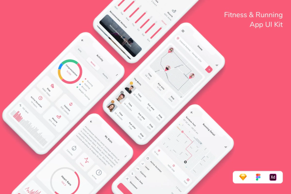 Fitness & Running App UI Kit